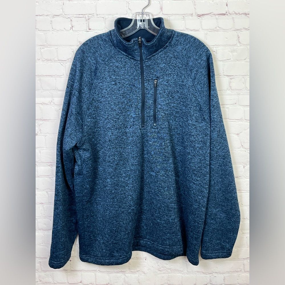 Eddie Bauer Quarter Zip Sweater Fleece Pullover